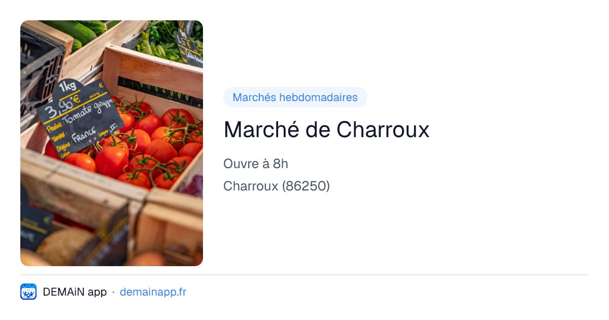 Marché de Charroux — Charroux