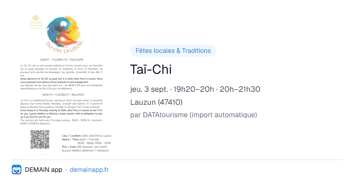 Taï-Chi — Lauzun