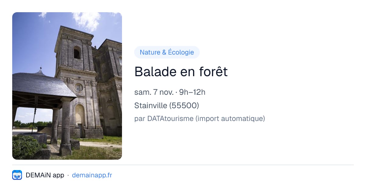 Balade en forêt — Stainville