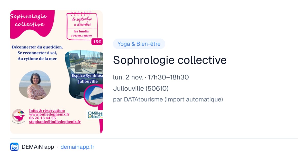 Sophrologie collective — Jullouville