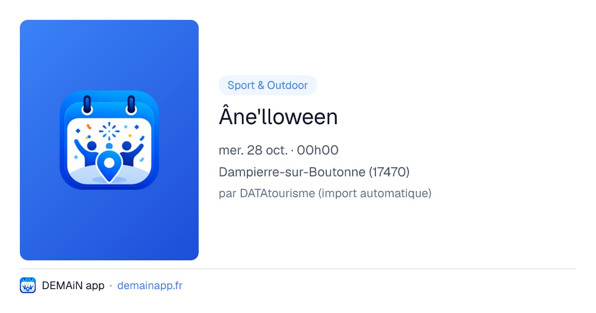 Âne'lloween — Dampierre-sur-Boutonne