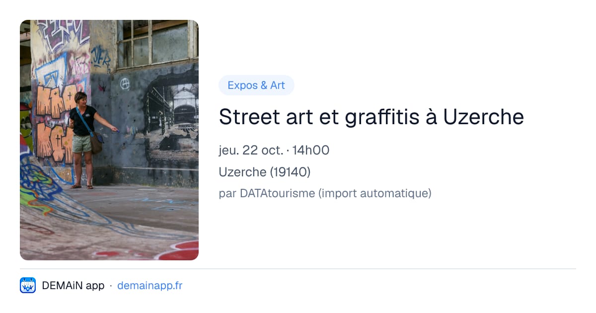 Street art et graffitis à Uzerche — Uzerche