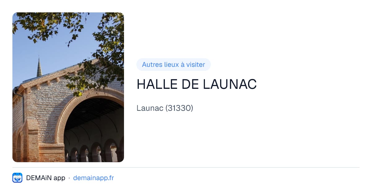 HALLE DE LAUNAC — Launac