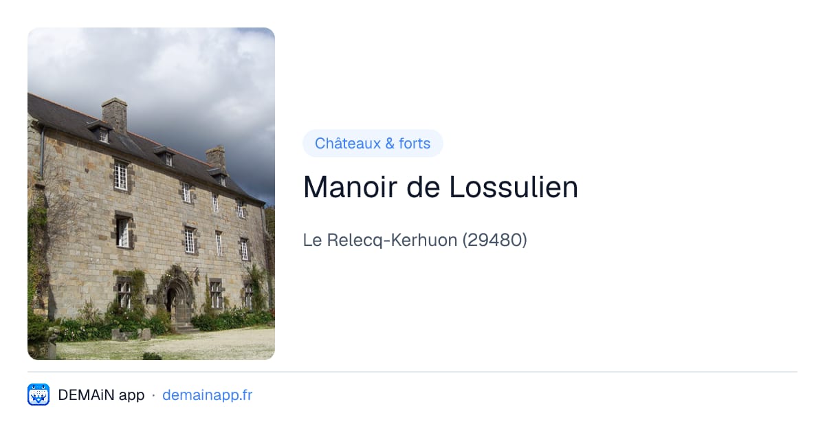 Manoir de Lossulien — Le Relecq-Kerhuon