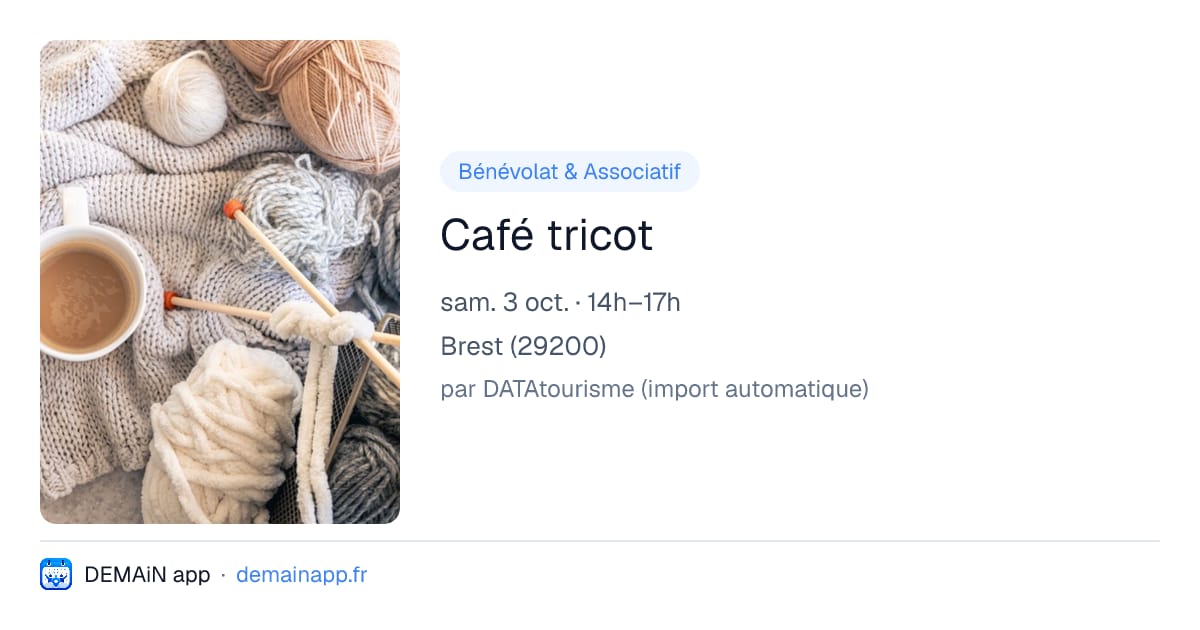 Café tricot — Brest