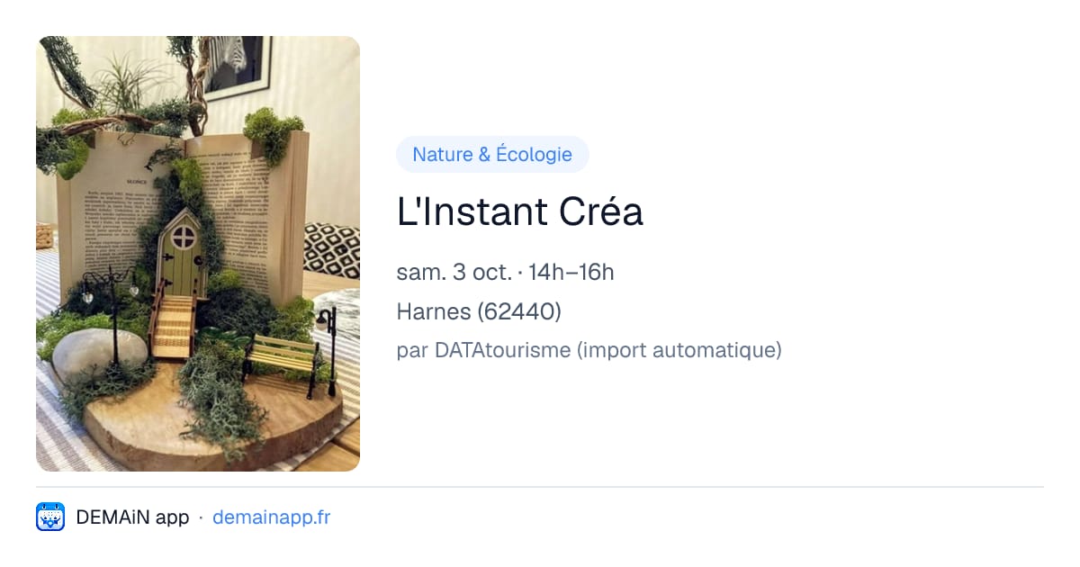 L'Instant Créa — Harnes