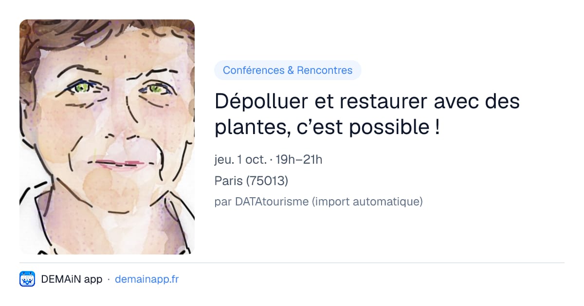 Dépolluer et restaurer avec des plantes, c’est possible ! — Paris