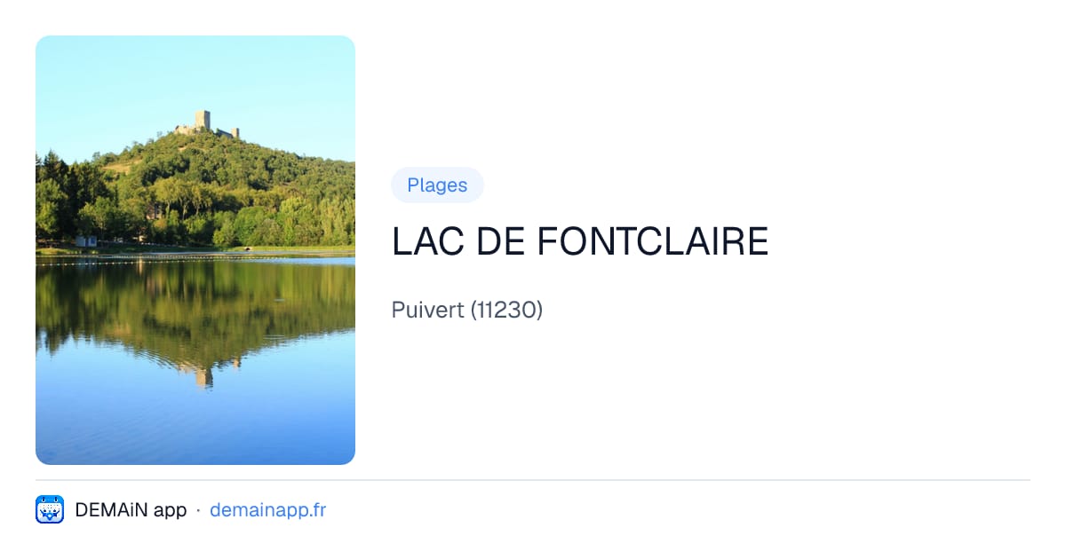 LAC DE FONTCLAIRE — Puivert