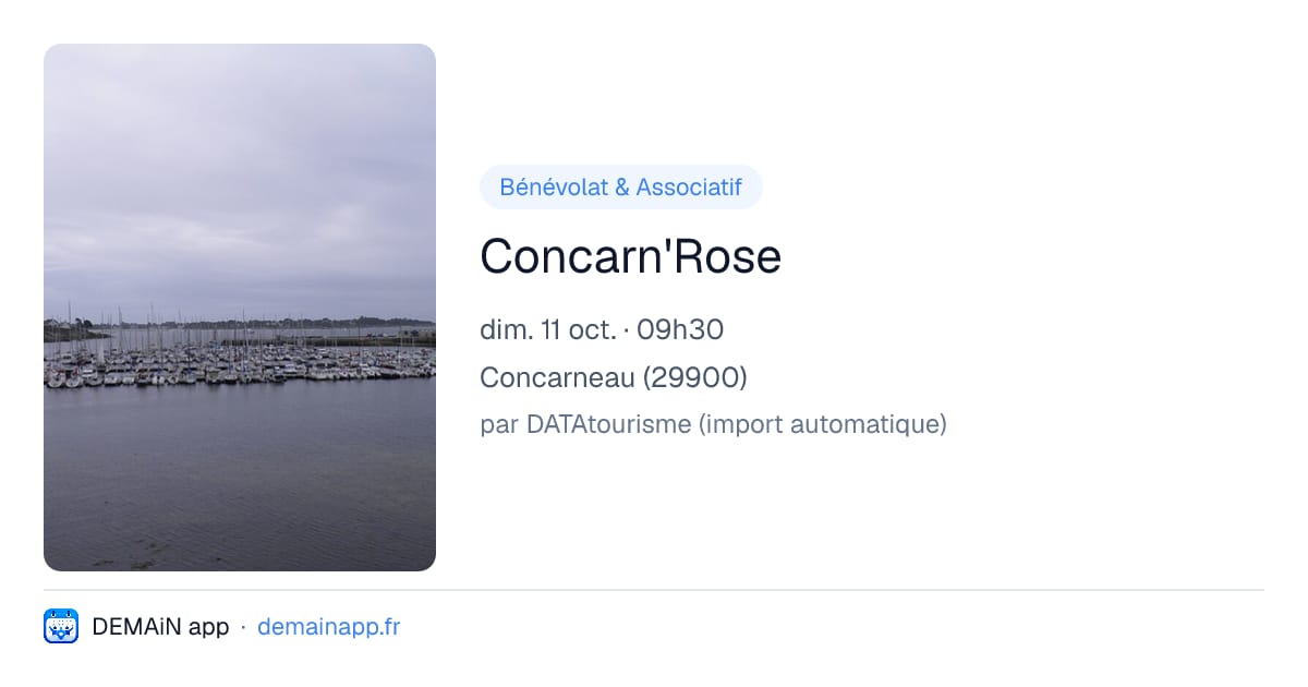 Concarn'Rose — Concarneau