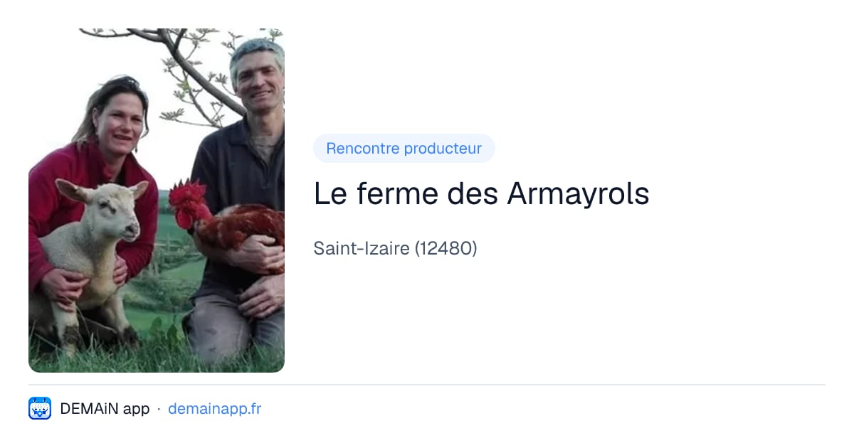 Le ferme des Armayrols — Saint-Izaire