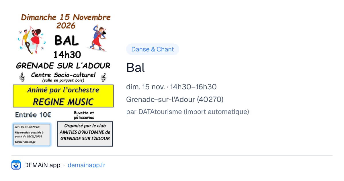 Bal — Grenade-sur-l'Adour