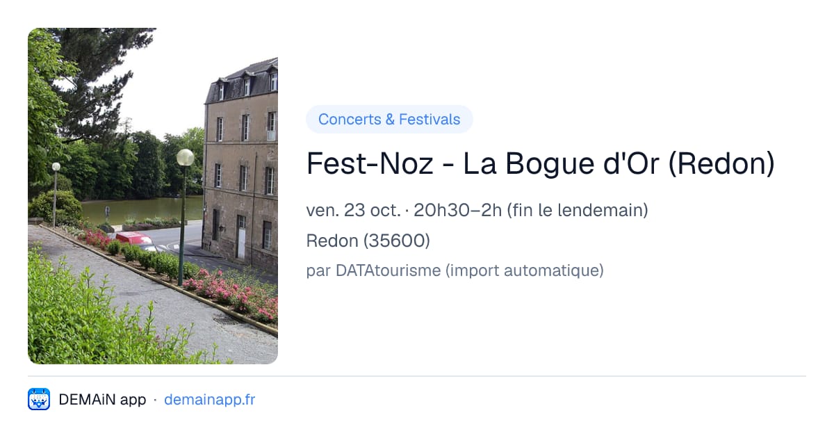 Fest-Noz - La Bogue d'Or (Redon) — Redon