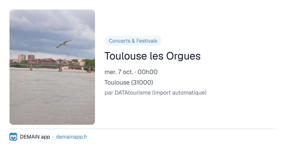 Toulouse les Orgues — Toulouse