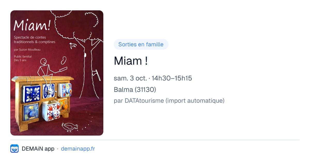 Miam ! — Balma