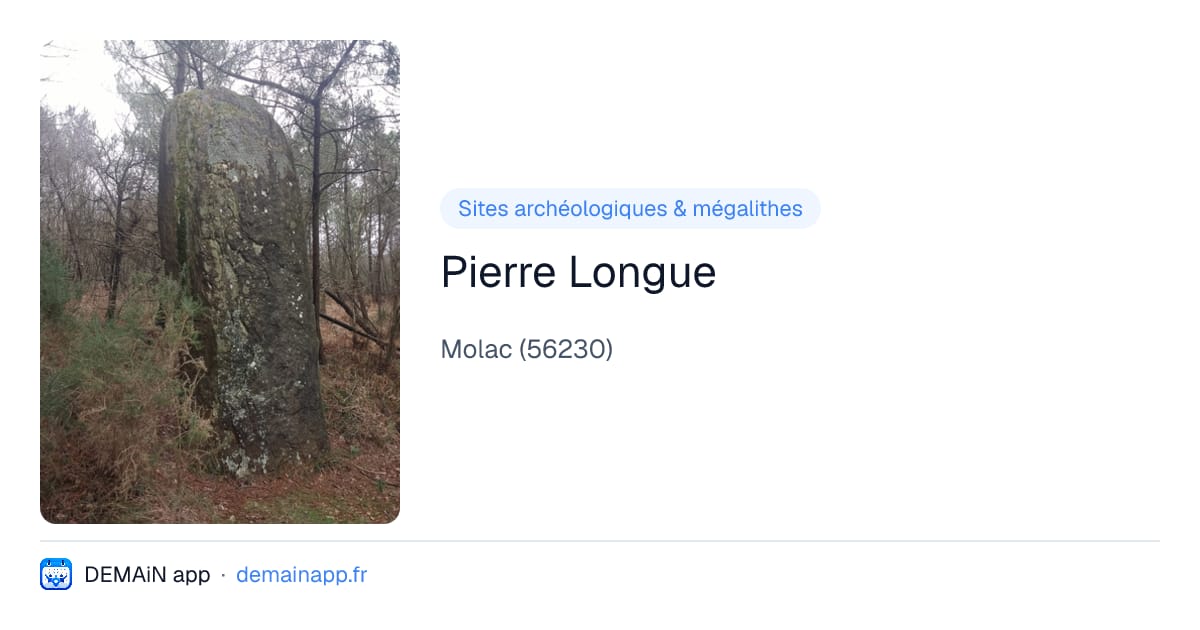 Pierre Longue — Molac