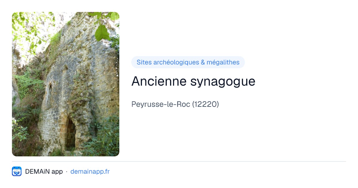 Ancienne synagogue — Peyrusse-le-Roc