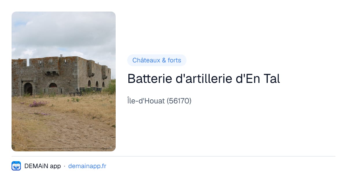 Batterie d'artillerie d'En Tal — Île-d'Houat