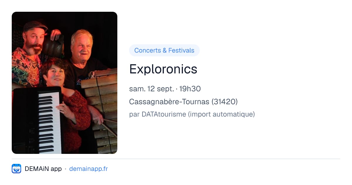 Exploronics — Cassagnabère-Tournas