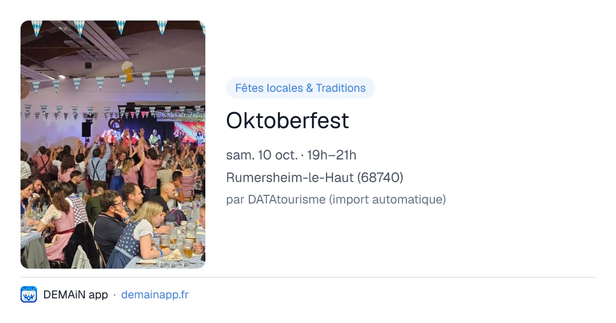Oktoberfest — Rumersheim-le-Haut