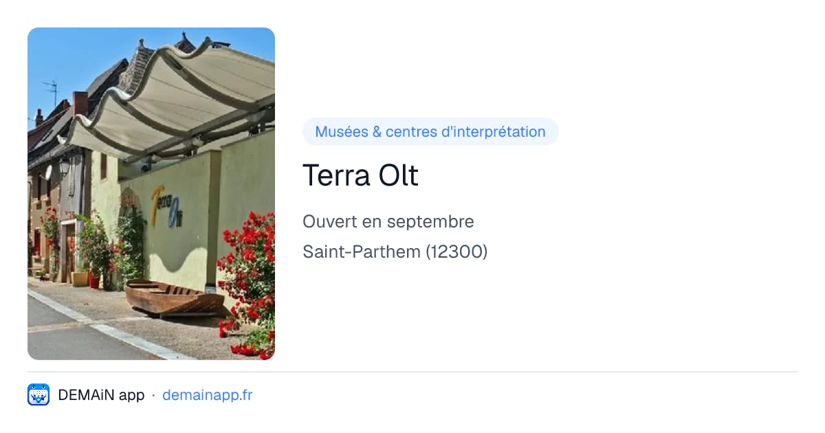Terra Olt — Saint-Parthem