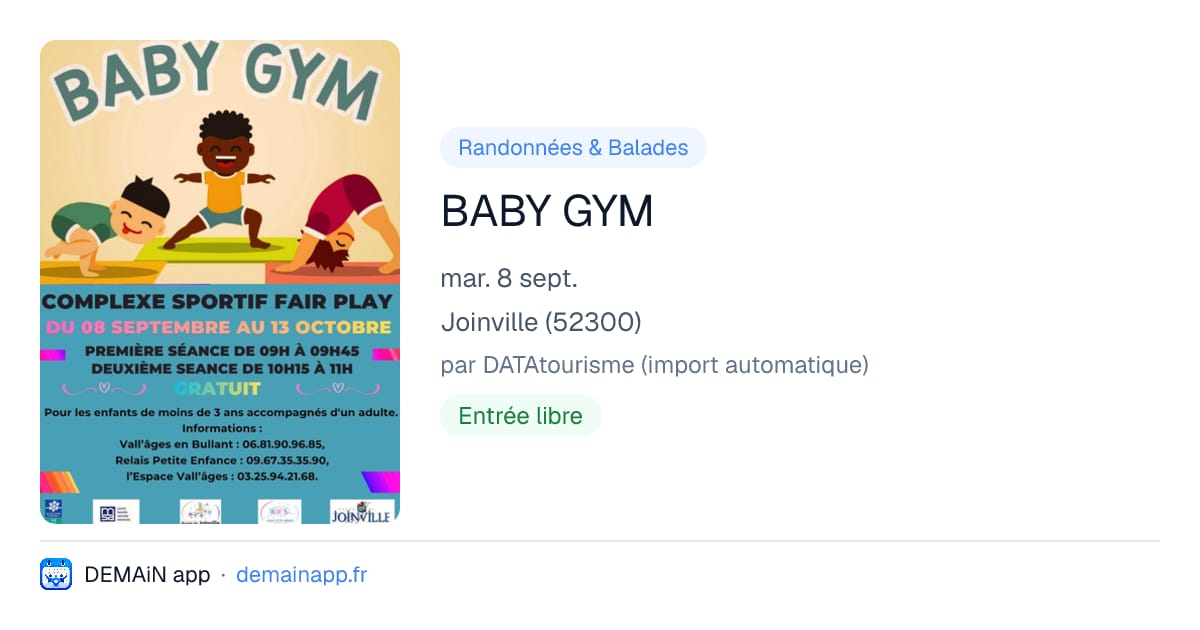 BABY GYM — Joinville