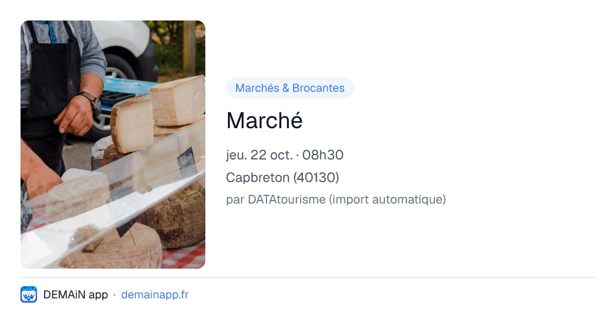 Marché — Capbreton