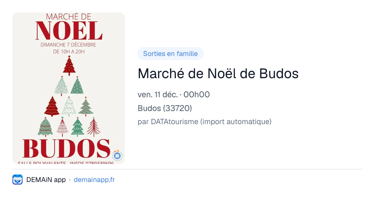 Marché de Noël de Budos — Budos