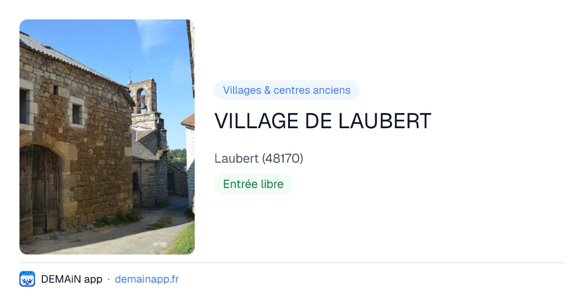 VILLAGE DE LAUBERT — Laubert