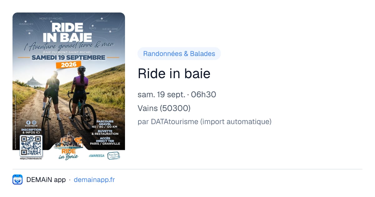 Ride in baie — Vains