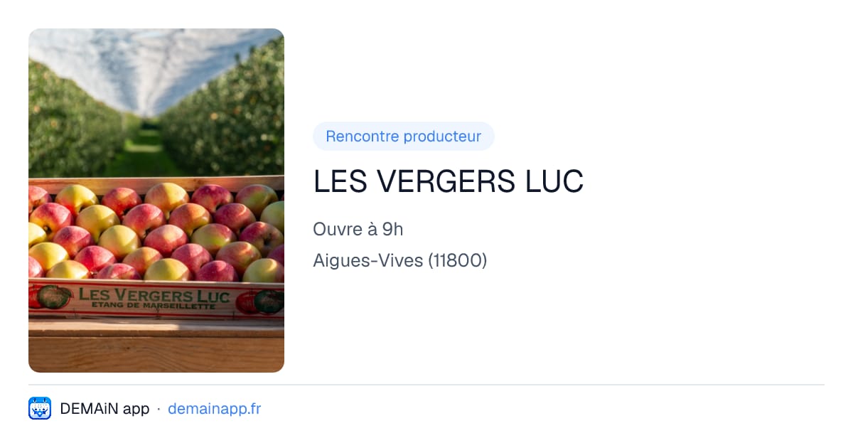 LES VERGERS LUC — Aigues-Vives