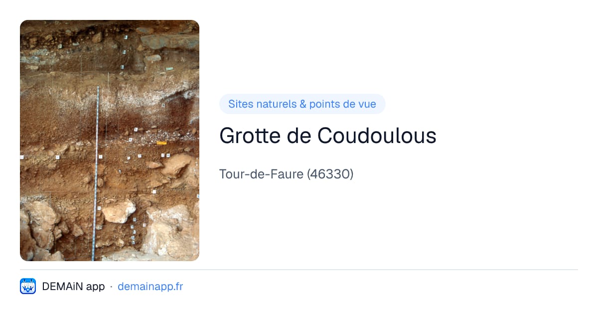 Grotte de Coudoulous — Tour-de-Faure