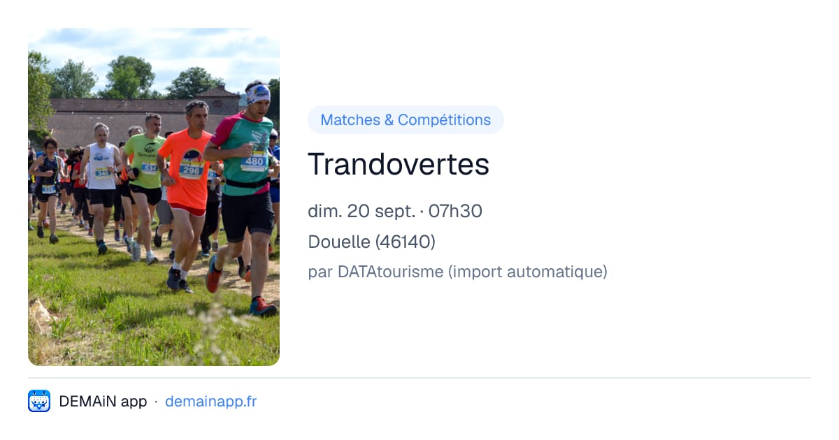 Trandovertes — Douelle