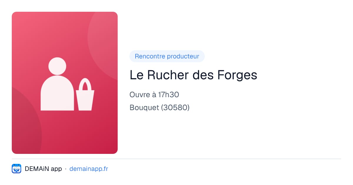 Le Rucher des Forges — Bouquet