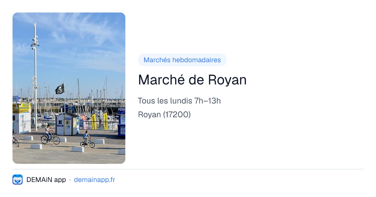 Marché de Royan — Royan