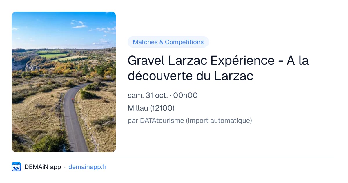 Gravel Larzac Expérience - A la découverte du Larzac — Millau