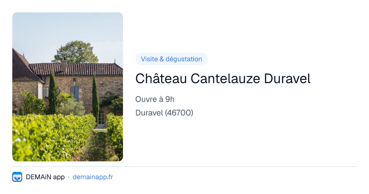 Château Cantelauze Duravel — Duravel
