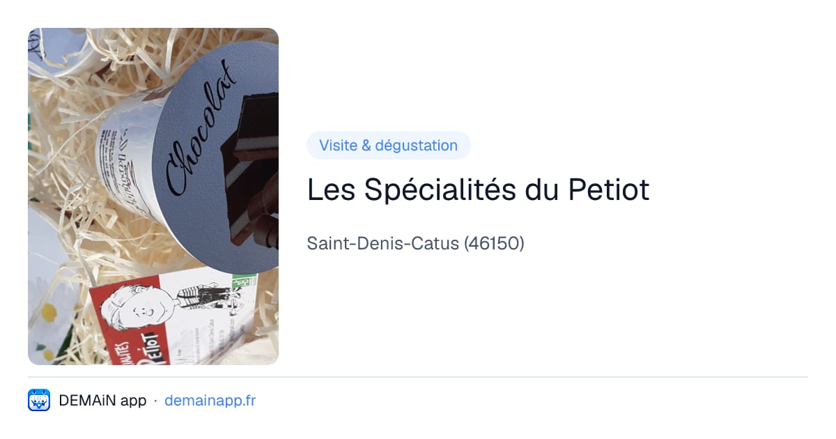 Les Spécialités du Petiot — Saint-Denis-Catus