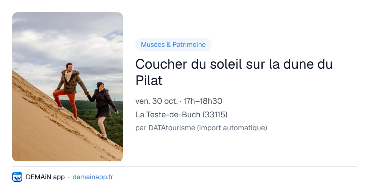 Coucher du soleil sur la dune du Pilat — La Teste-de-Buch