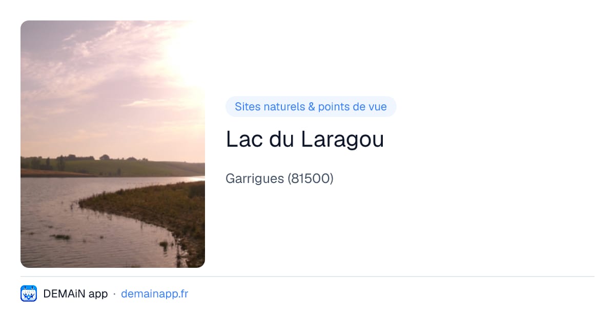 Lac du Laragou — Garrigues