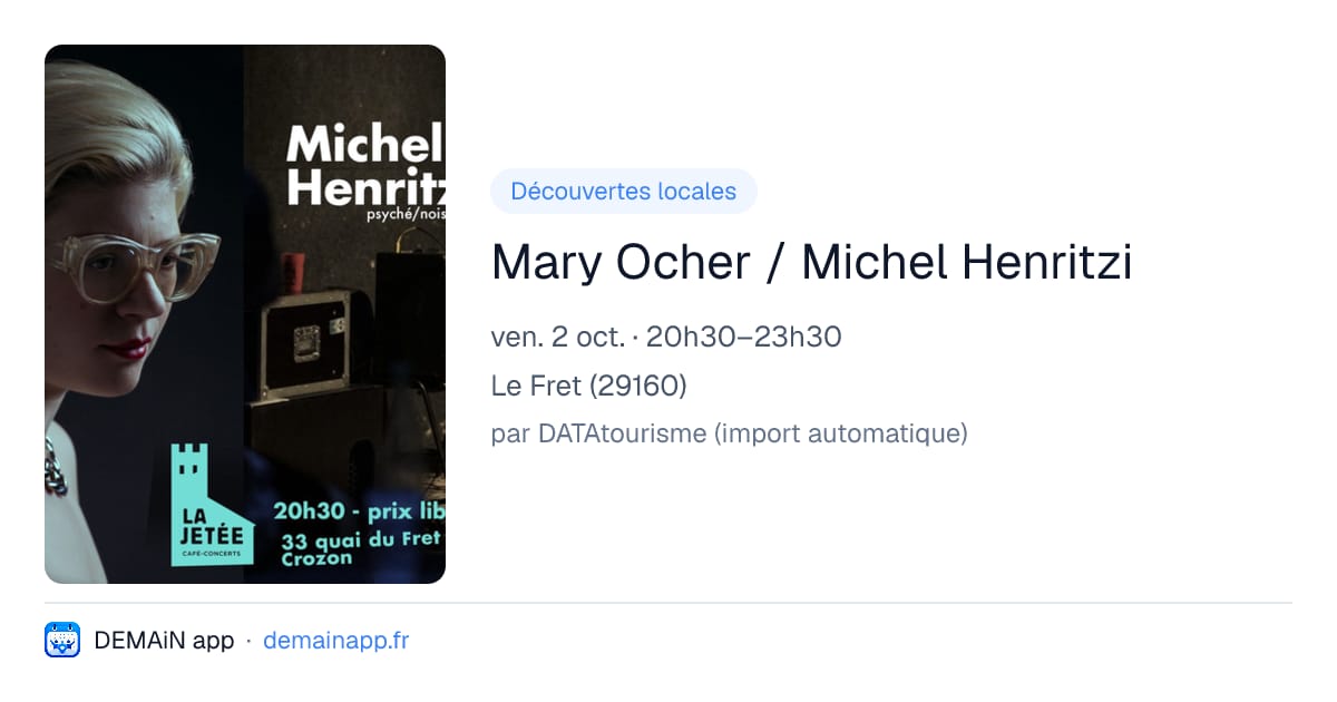 Mary Ocher / Michel Henritzi — Le Fret