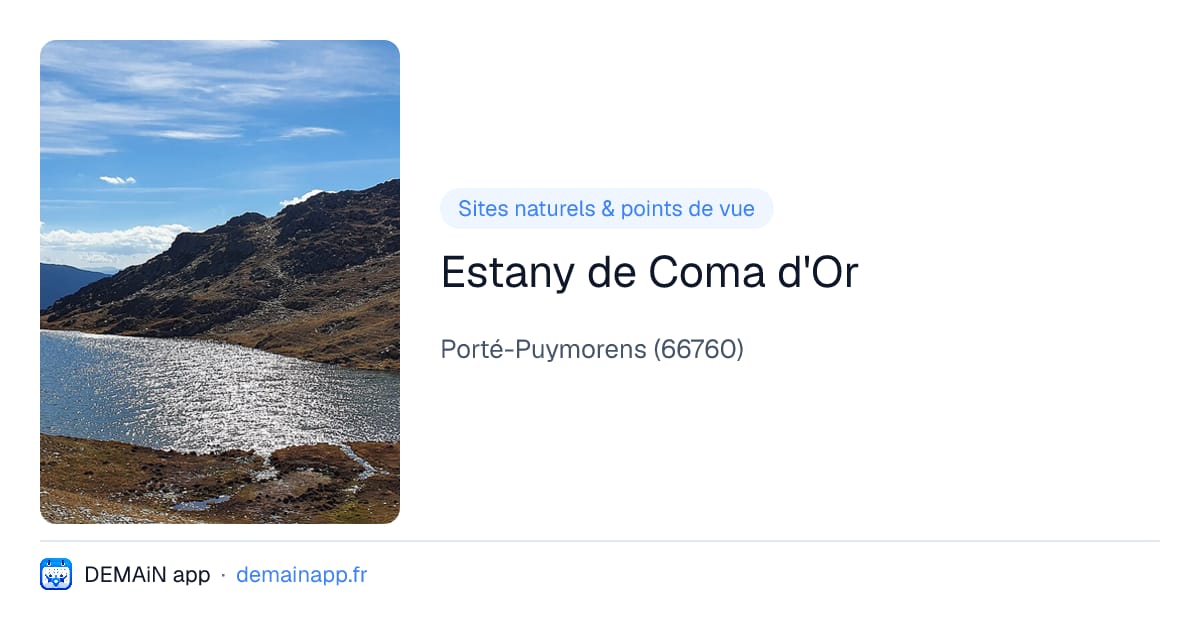Estany de Coma d'Or — Porté-Puymorens