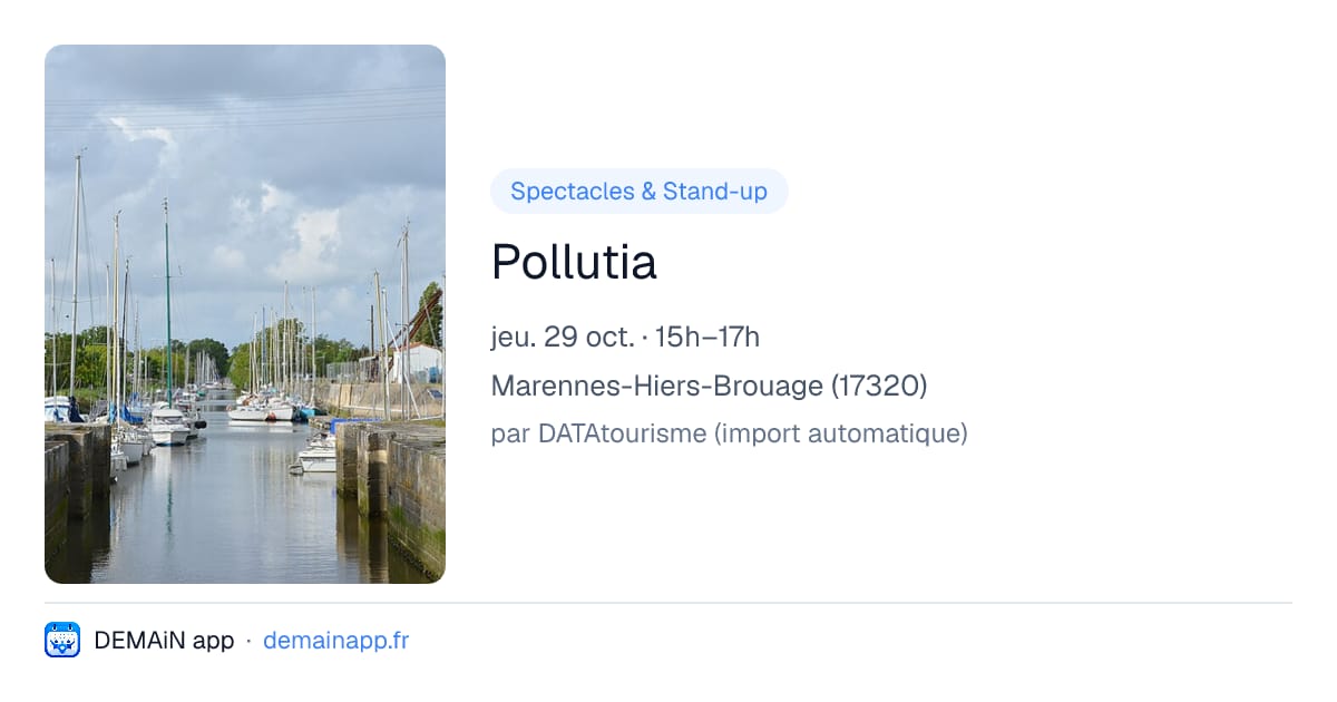 Pollutia — Marennes-Hiers-Brouage