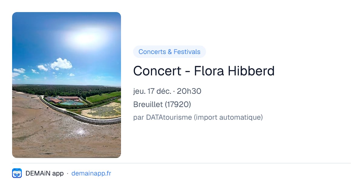 Concert - Flora Hibberd — Breuillet