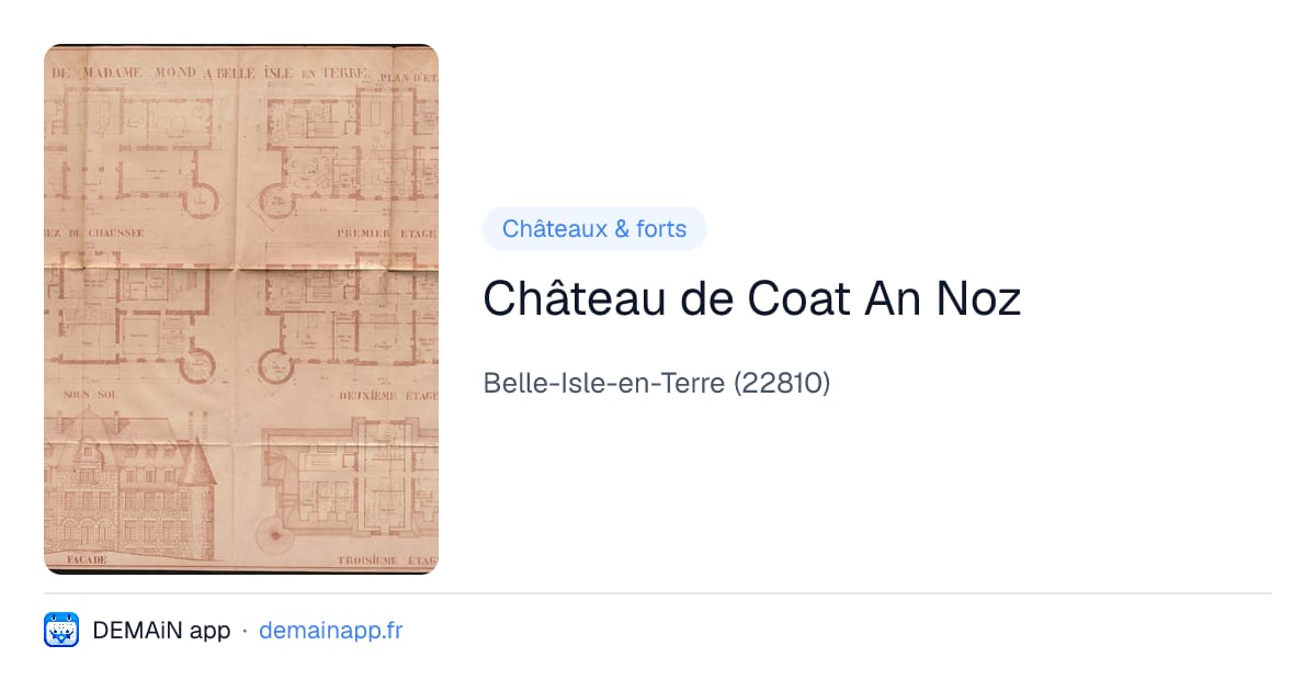 Château de Coat An Noz — Belle-Isle-en-Terre
