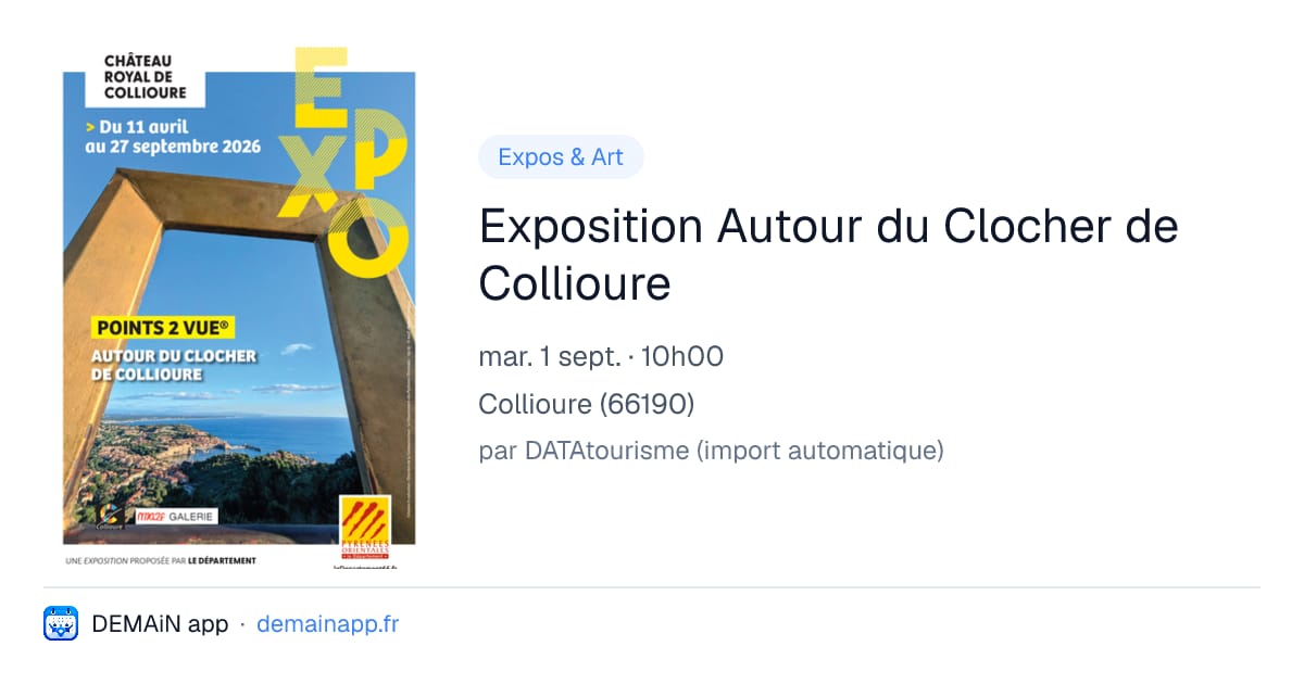Exposition Autour du Clocher de Collioure — Collioure