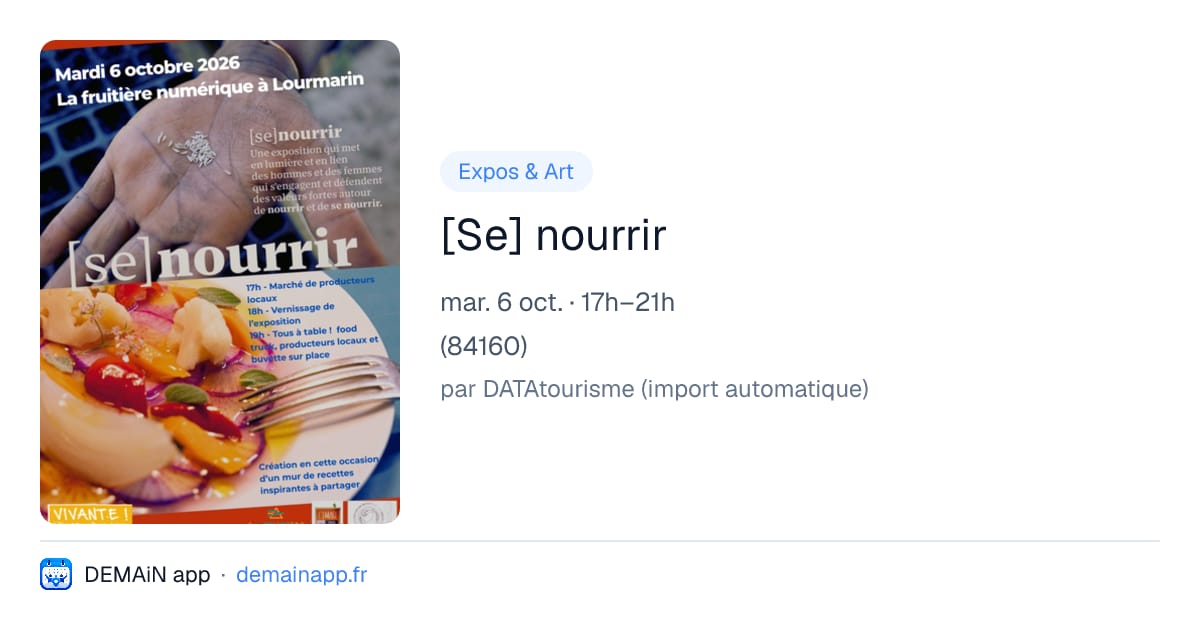 [Se] nourrir