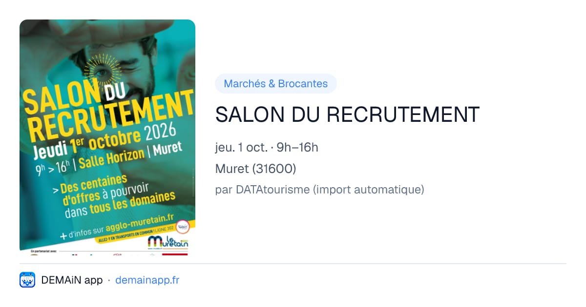 SALON DU RECRUTEMENT — Muret