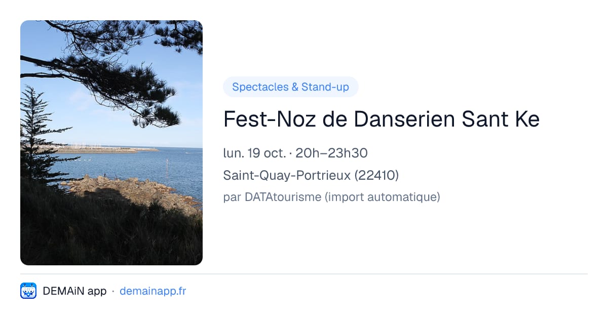 Fest-Noz de Danserien Sant Ke — Saint-Quay-Portrieux