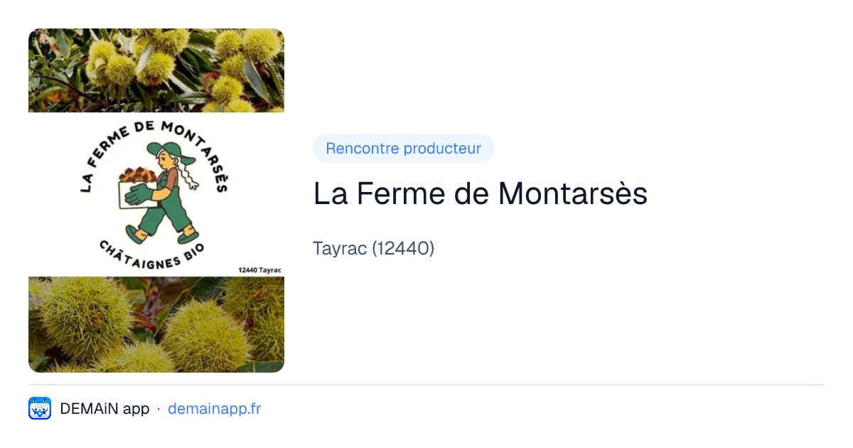 La Ferme de Montarsès — Tayrac