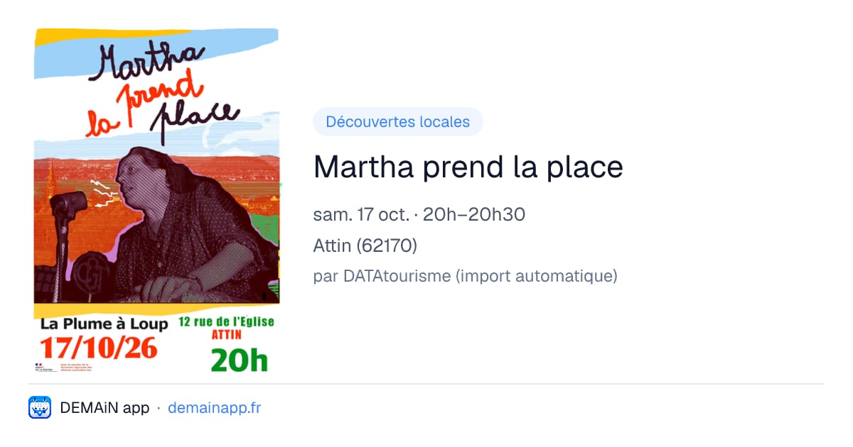 Martha prend la place — Attin